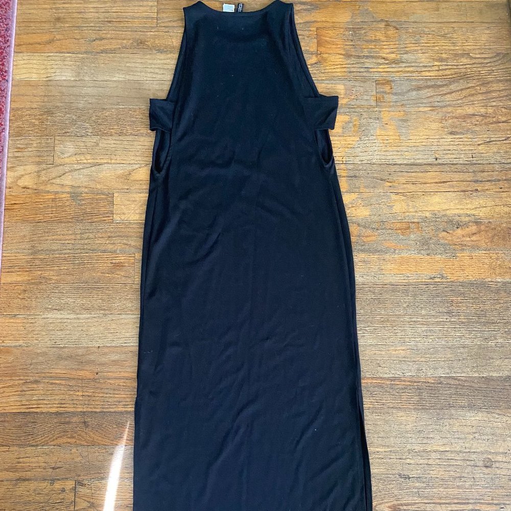 Long Black Dress W/Slit